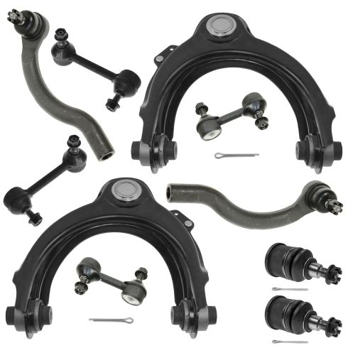 Honda Accord Acura TSX Front & Rear 10 Piece Steering & Suspension Kit TRQ PSA59523