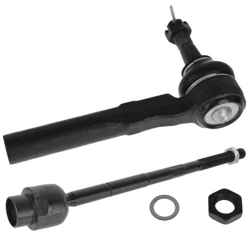 Chevrolet Pontiac Olds Front 2 Piece Tie Rod Set TRQ PSA55457