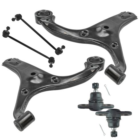 2006-11 Hyundai Accent Kia Rio Rio5 Front 6 Piece Suspension Kit TRQ PSA56430