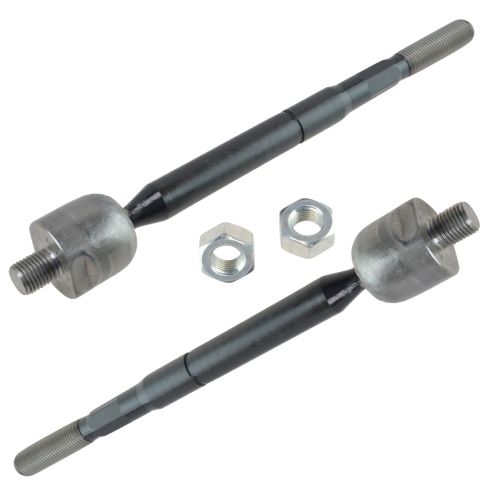 2007-13 Toyota Yaris Front Driver & Passenger Side Inner 2 Piece Tie Rod Set TRQ PSA55484