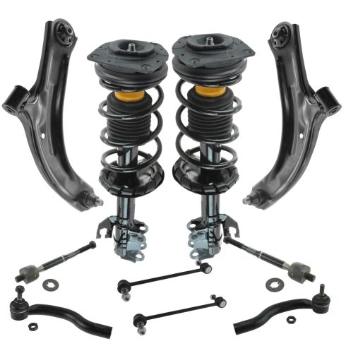 Nissan Cube Versa Front 10 Piece Steering & Suspension Kit TRQ PSA59597