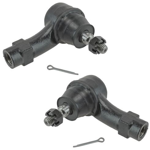 2009-11 Ford Focus with Variable Power Steering Front Inner & Outer 4 Piece Tie Rod Set TRQ PSA55491