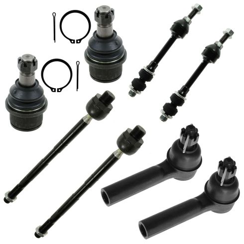 Dodge Ram 1500 2500 3500 Front 8 Piece Steering & Suspension Kit TRQ PSA59648