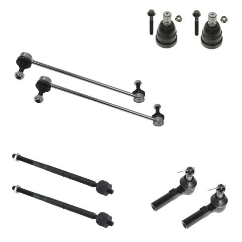 2008-09 Ford Mazda Mercury Front 8 Piece Steering & Suspension Kit TRQ PSA59684