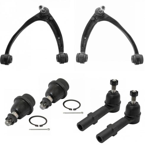 Chevrolet GMC Cadillac Front 6 Piece Steering & Suspension Kit TRQ PSA59695