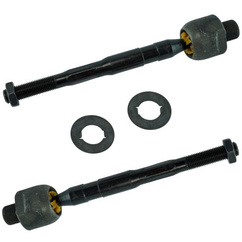 2009-15 Honda Pilot Front Driver & Passenger Side Inner 2 Piece Tie Rod Set TRQ PSA55532