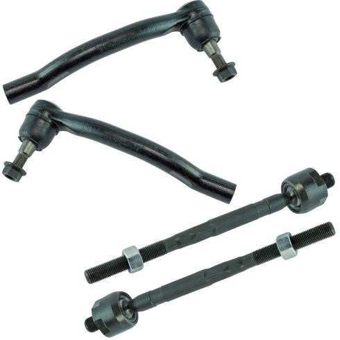 Nissan Murano Front 4 Piece Tie Rod Set TRQ PSA55541