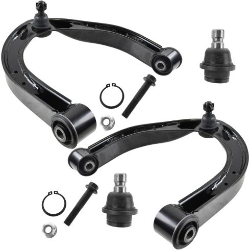 Nissan Infiniti Front 4 Piece Control Arm with Ball Joint Set TRQ PSA56459