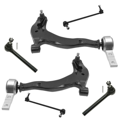 2005-07 Nissan Murano Front 6 Piece Steering & Suspension Kit TRQ PSA59767