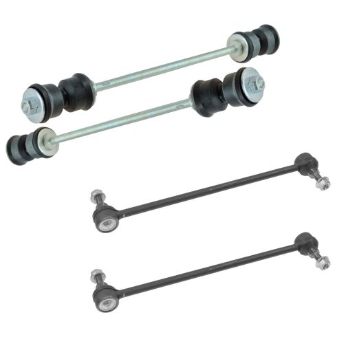 Chevrolet GMC Buick Saturn Front & Rear 4 Piece Sway Bar Link Set TRQ PSA56028