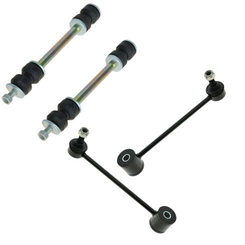 Chevrolet GMC Cadillac Hummer Front & Rear 4 Piece Sway Bar Link Set TRQ PSA56036