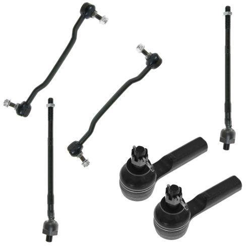 Nissan Altima Maxima Front 6 Piece Steering & Suspension Kit TRQ PSA59822