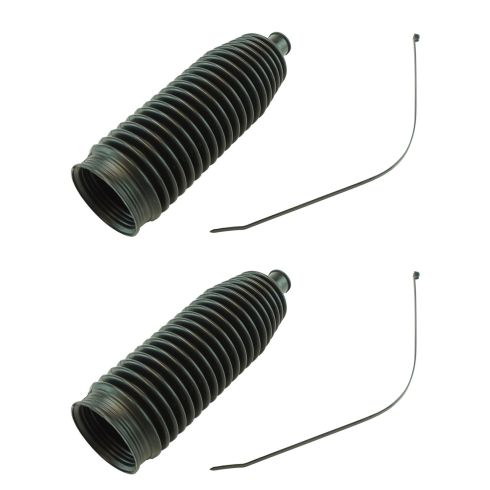 Front Driver & Passenger Side 2 Piece Steering Rack & Pinion Bellows Set EMPI 1ASFK04852