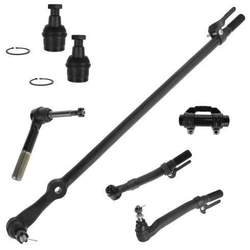 2005-07 Ford Front 7 Piece Steering & Suspension Kit TRQ PSA59873