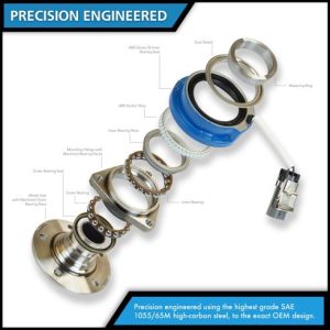 Toyota Lexus Rear 4 Piece Suspension & Drivetrain Kit TRQ PSA86075