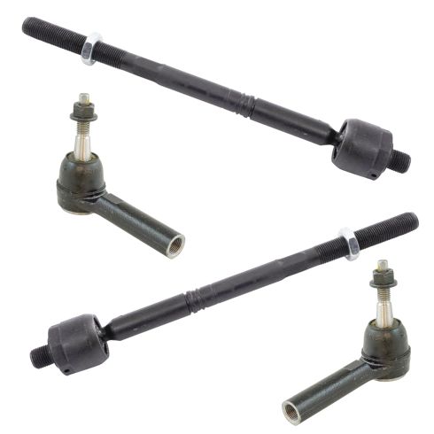 Chevrolet Buick Front 4 Piece Tie Rod Set TRQ PSA66661