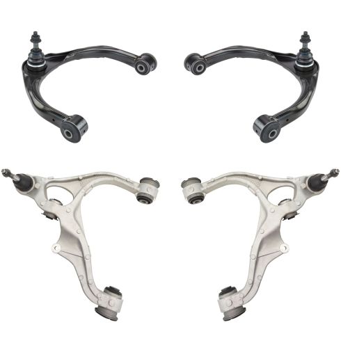 Dodge Ram Front 4 Piece Control Arm with Ball Joint Set TRQ PSA87366