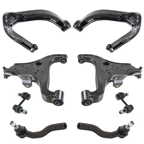 Nissan Infiniti Front 8 Piece Steering & Suspension Kit TRQ PSA63512