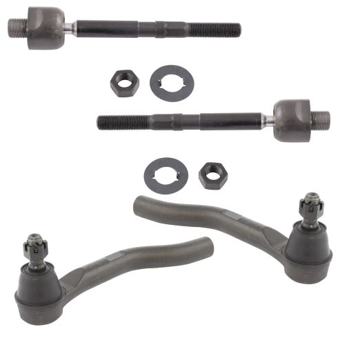 Honda Accord Acura TLX Front 4 Piece Tie Rod Set TRQ PSA66841