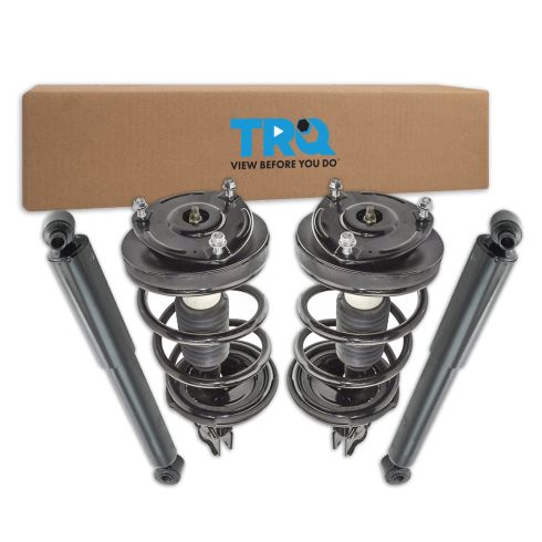 Hyundai Entourage Kia Sedona Front & Rear 4 Piece Complete Strut Assembly & Shock Absorber Kit TRQ SKA64052