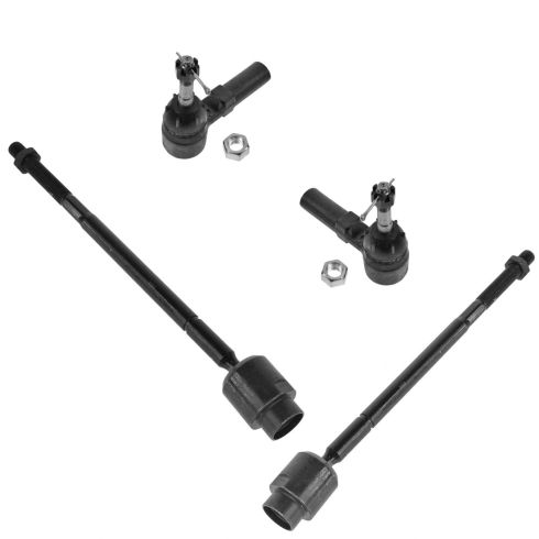 Chevrolet Buick Pontiac Olds Front 4 Piece Tie Rod Set TRQ PSA66893