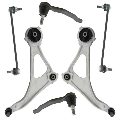 Nissan Altima Maxima Front 6 Piece Steering & Suspension Kit TRQ PSA64967