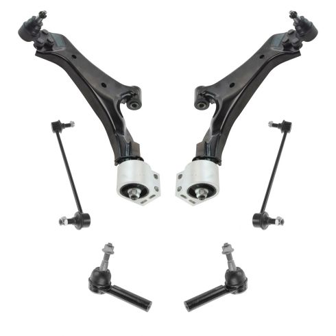 2010-17 Chevrolet Equinox GMC Terrain Front 6 Piece Steering & Suspension Kit TRQ PSA63477