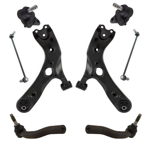 Toyota Lexus Front 8 Piece Steering & Suspension Kit TRQ PSA63454