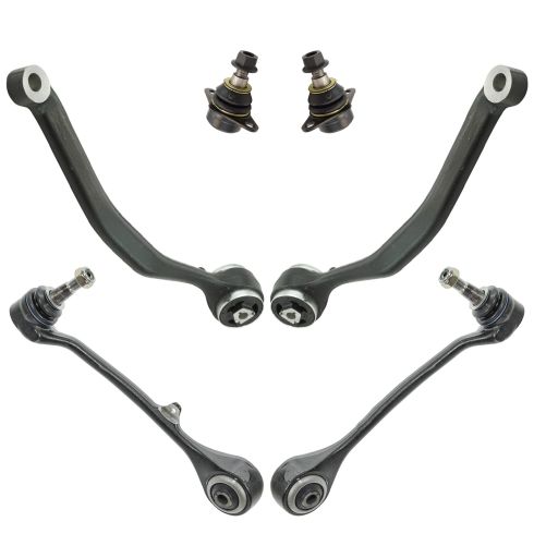BMW X3 6 Piece Control Arm with Ball Joint Set TRQ PSA63663