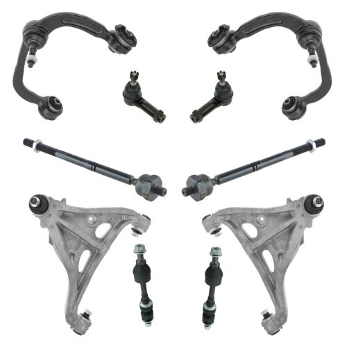 Ford F150 Lincoln Mark LT Front 10 Piece Steering & Suspension Kit TRQ PSA63406