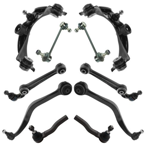 Ford Lincoln Mercury Front 10 Piece Steering & Suspension Kit TRQ PSA65063
