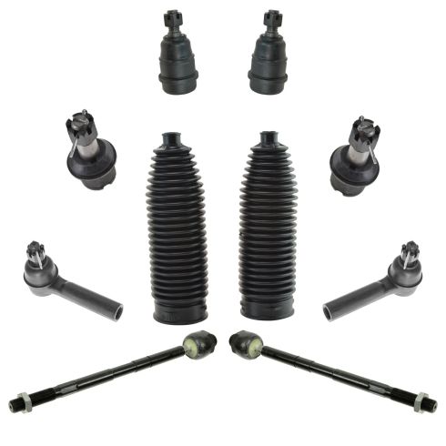 Dodge Ram 1500 2500 3500 Front 10 Piece Steering & Suspension Kit TRQ PSA66745
