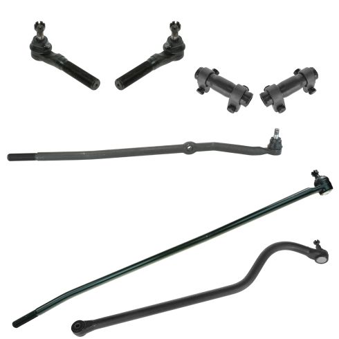1998-99 Dodge Ram 1500 2500 Front 7 Piece Steering Kit TRQ PSA65067