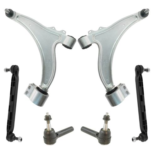 Chevrolet Buick Front 6 Piece Steering & Suspension Kit TRQ PSA65145