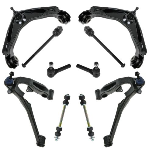 Chevrolet GMC Hummer Front 10 Piece Steering & Suspension Kit TRQ PSA65893
