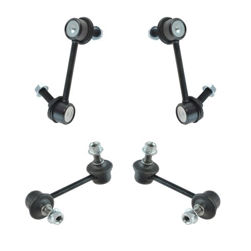 2007-12 Mazda CX-7 Front & Rear 4 Piece Sway Bar Link Set TRQ PSA65888