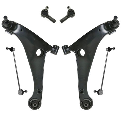 2004-12 Mitsubishi Galant Front 6 Piece Steering & Suspension Kit TRQ PSA52336