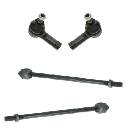 Mitsubishi Eclipse Galant Front 4 Piece Tie Rod Set TRQ PSA69691