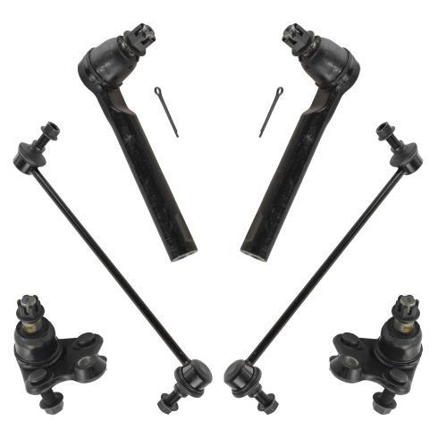 2010-11 Honda CR-V US Built Models Front 6 Piece Steering & Suspension Kit TRQ PSA66401