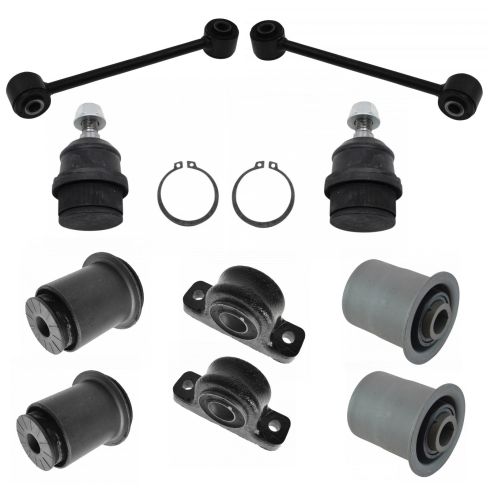 Jeep Commander Grand Cherokee Front 10 Piece Suspension Kit TRQ PSA64533