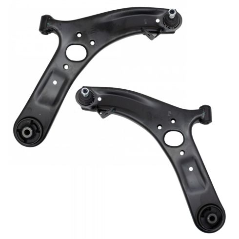 2012-17 Hyundai Accent Front Driver & Passenger Side Lower 2 Piece Control Arm with Ball Joint Set TRQ PSA69157