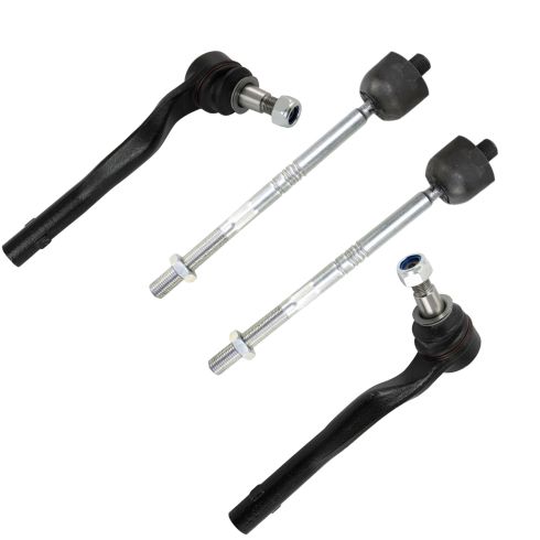 Mercedes Benz E350 E400 E550 Front 4 Piece Tie Rod Set TRQ PSA69762