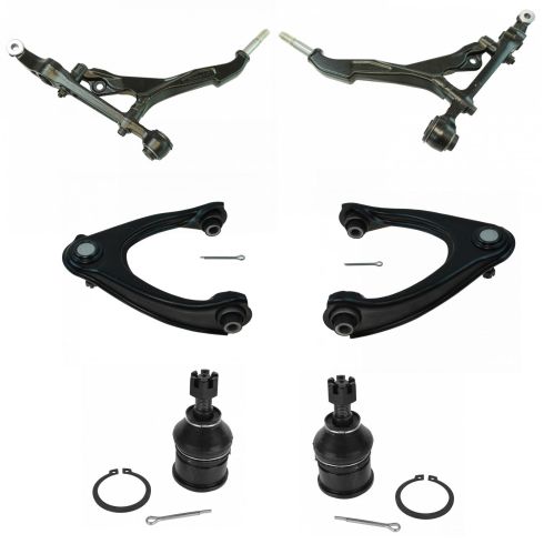 Honda Civic Front 6 Piece Control Arm with Ball Joint Set TRQ PSA66475