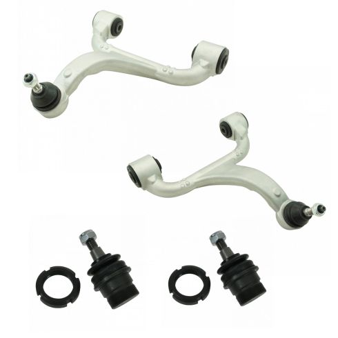 Mercedes Benz Front 4 Piece Control Arm with Ball Joint Set TRQ PSA66505