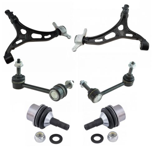 Jeep Grand Cherokee Dodge Durango Front 6 Piece Suspension Kit TRQ PSA66519