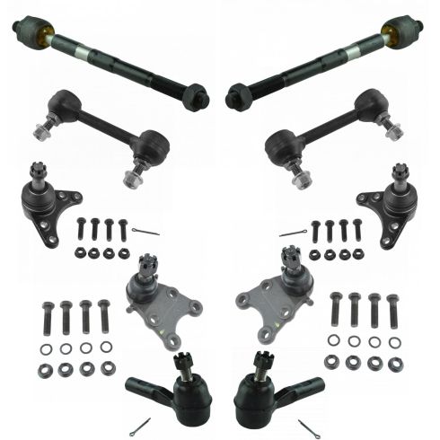 Chevrolet GMC Isuzu Front 10 Piece Steering & Suspension Kit TRQ PSA65703