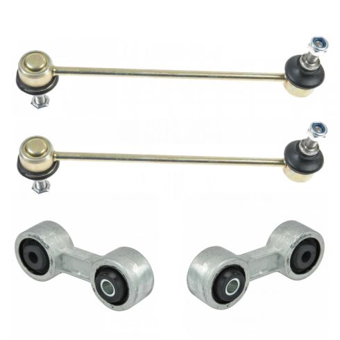 BMW Front & Rear 4 Piece Sway Bar Link Set TRQ PSA65699
