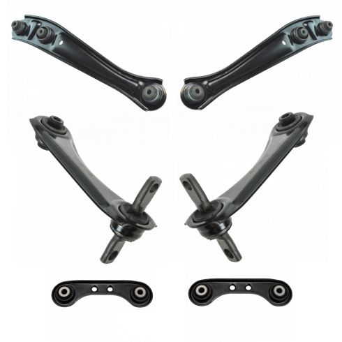 1996-00 Honda Civic Rear 6 Piece Control Arm Set TRQ PSA69816