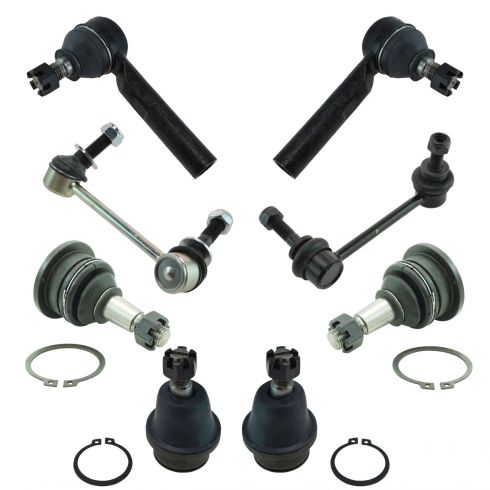 Toyota Lexus Front 8 Piece Steering & Suspension Kit TRQ PSA72602