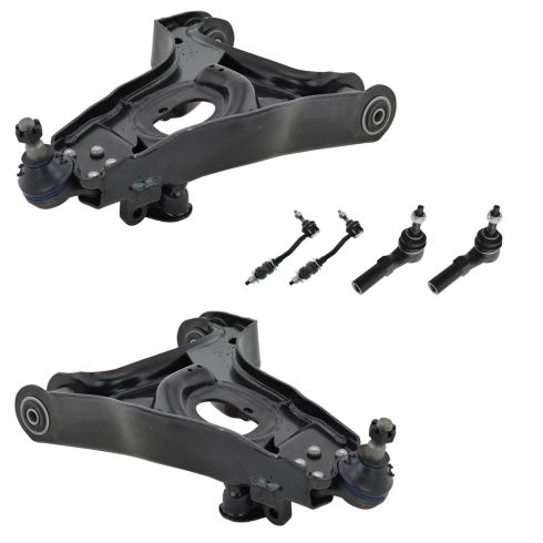 Dodge Dakota Durango Front 6 Piece Steering & Suspension Kit TRQ PSA30344